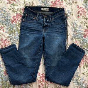 Madewell Women's Deep Indigo Skinny Jeans